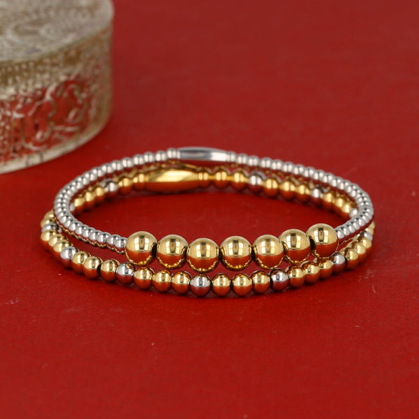 Bicolor armband - creëer je eigen unieke look met My Bendel - My Bendel Bicolor armband - creëer je eigen unieke look met My Bendel - My Bendel