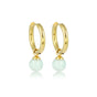 Amazonite Gouden Oorringen: Elegantie en Kleur Amazonite Gouden Oorringen: Elegantie en Kleur
