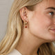 Elegante 14mm Gouden Twisted Oorring Elegante 14mm Gouden Twisted Oorring