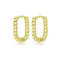 Elegante 14mm Gouden Twisted Oorring Elegante 14mm Gouden Twisted Oorring