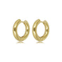 Strahlender goldener Ohrring 20x4 mm - Zeitlose Eleganz Strahlender goldener Ohrring 20x4 mm - Zeitlose Eleganz