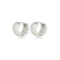 Radiant Steel Earrings: Compact Elegance Radiant Steel Earrings: Compact Elegance