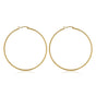 Stralende Gouden Oorring 60mm: Tijdloze Elegantie Stralende Gouden Oorring 60mm: Tijdloze Elegantie