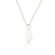 Zilveren Ketting met White Aventurine Peervormige Hanger Zilveren Ketting met White Aventurine Peervormige Hanger