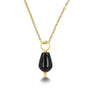 Gouden Ketting met Onyx Peervormige Hanger Gouden Ketting met Onyx Peervormige Hanger