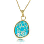 Gouden ketting met Imperial Jasper hanger - Uniek design Gouden ketting met Imperial Jasper hanger - Uniek design