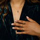 Gouden ring met slangenhuid - Edelstalen aanschuifring Gouden ring met slangenhuid - Edelstalen aanschuifring