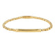 Goldenes elastisches Armband mit glänzendem Anhänger Goldenes elastisches Armband mit glänzendem Anhänger