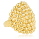 Statement Ring Goud – Bolletjes Design 15 mm - My Bendel Statement Ring Goud – Bolletjes Design 15 mm - My Bendel
