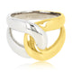 Bicolor Ring – Goud & Zilver - My Bendel - My Bendel Bicolor Ring – Goud & Zilver - My Bendel - My Bendel