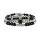 Onyx Armbanden Set - Zilver & Edelstenen Kralen Onyx Armbanden Set - Zilver & Edelstenen Kralen