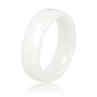 Onbreekbare keramieken ring - wit - 6 mm - hypoallergeen - My Bendel Onbreekbare keramieken ring - wit - 6 mm - hypoallergeen - My Bendel