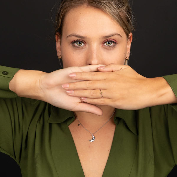 Zilveren aanschuifring - gele glassteen - Stainless steel Zilveren aanschuifring - gele glassteen - Stainless steel