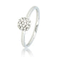 Zilveren ring met zirkonia - Minimalistisch Stainless steel design Zilveren ring met zirkonia - Minimalistisch Stainless steel design