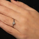Zilveren ring met zirkonia - Minimalistisch Stainless steel design Zilveren ring met zirkonia - Minimalistisch Stainless steel design