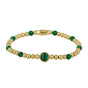 Edelstenen armband met Malachite bedel Edelstenen armband met Malachite bedel