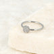 Zilveren ring met zirkonia - Minimalistisch Stainless steel design Zilveren ring met zirkonia - Minimalistisch Stainless steel design