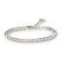 Zilveren Tennisarmband met Witte Zirkonia Stenen Zilveren Tennisarmband met Witte Zirkonia Stenen