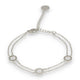 Zilveren armband met cirkels - hypoallergeen design Zilveren armband met cirkels - hypoallergeen design