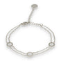 Zilveren armband met cirkels - hypoallergeen design Zilveren armband met cirkels - hypoallergeen design