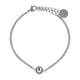 Zilveren Bedelarmband met Kristal Glassteen Zilveren Bedelarmband met Kristal Glassteen