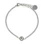 Zilveren Bedelarmband met Kristal Glassteen Zilveren Bedelarmband met Kristal Glassteen