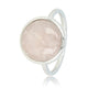 Zilveren ring - unieke Rose Quartz edelsteen - liefdevol Zilveren ring - unieke Rose Quartz edelsteen - liefdevol