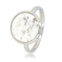 Zilveren ring met marblesteen - unieke kleurbanen Zilveren ring met marblesteen - unieke kleurbanen