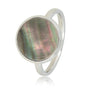 Zilveren ring - zwarte parel - elegant en uniek Zilveren ring - zwarte parel - elegant en uniek