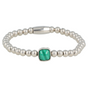 Elastische Malachite Dames Armband - Luxe stainless steel armband Elastische Malachite Dames Armband - Luxe stainless steel armband