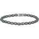 Zilveren Armband Zwarte Parels Elastisch Zilveren Armband Zwarte Parels Elastisch
