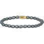 Gouden Armband met Zwarte Parels - Mysterieus Design Gouden Armband met Zwarte Parels - Mysterieus Design