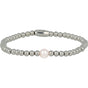 Zilveren Armband met Roze Parel voor Geluk Zilveren Armband met Roze Parel voor Geluk