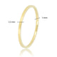 Fijne stapelring goud 1mm - Stainless steel met dikke plating