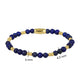 Goldener Lapis-Lazuli-Armband - Luxuriöses Edelstahl-Design