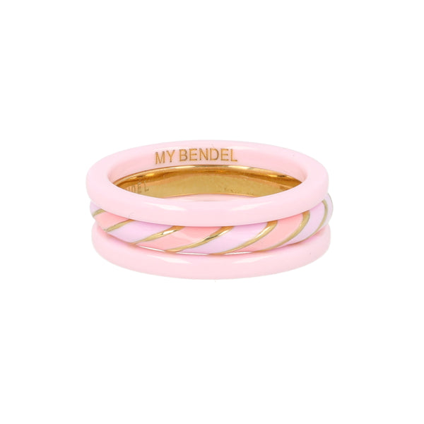 Ringset rosa Epoxidharz
