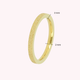 Wide gold stardust stacking ring - ideal for sets