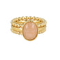 Ringenset Rose Quartz