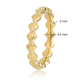Goldener Ring mit Muscheln - Sommerliches Accessoire - Edelstahl