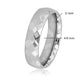 Facetgeslepen zilveren ring - 5 mm breed - eigentijdse elegantie
