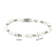 Elastische Howlite Armband van stainless steel - Luxe Sieraad