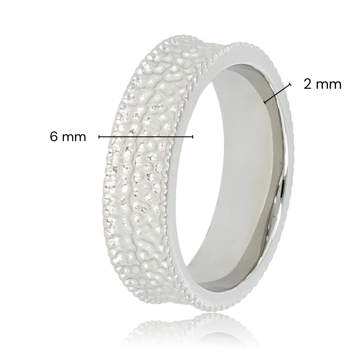 Brede zilveren ring - Uniek ontwerp - Tijdloze elegantie