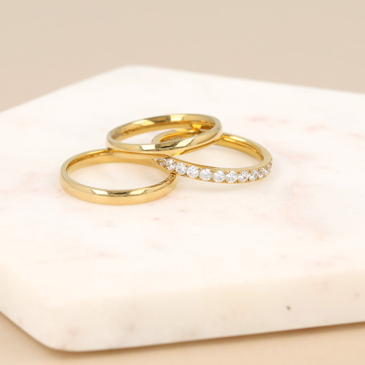 Zirconia ring set