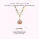 Schakelketting met Rozenkwarts bedel