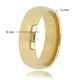 Goldener Stapelring 6mm - Glatter Schieberring - Vielseitig