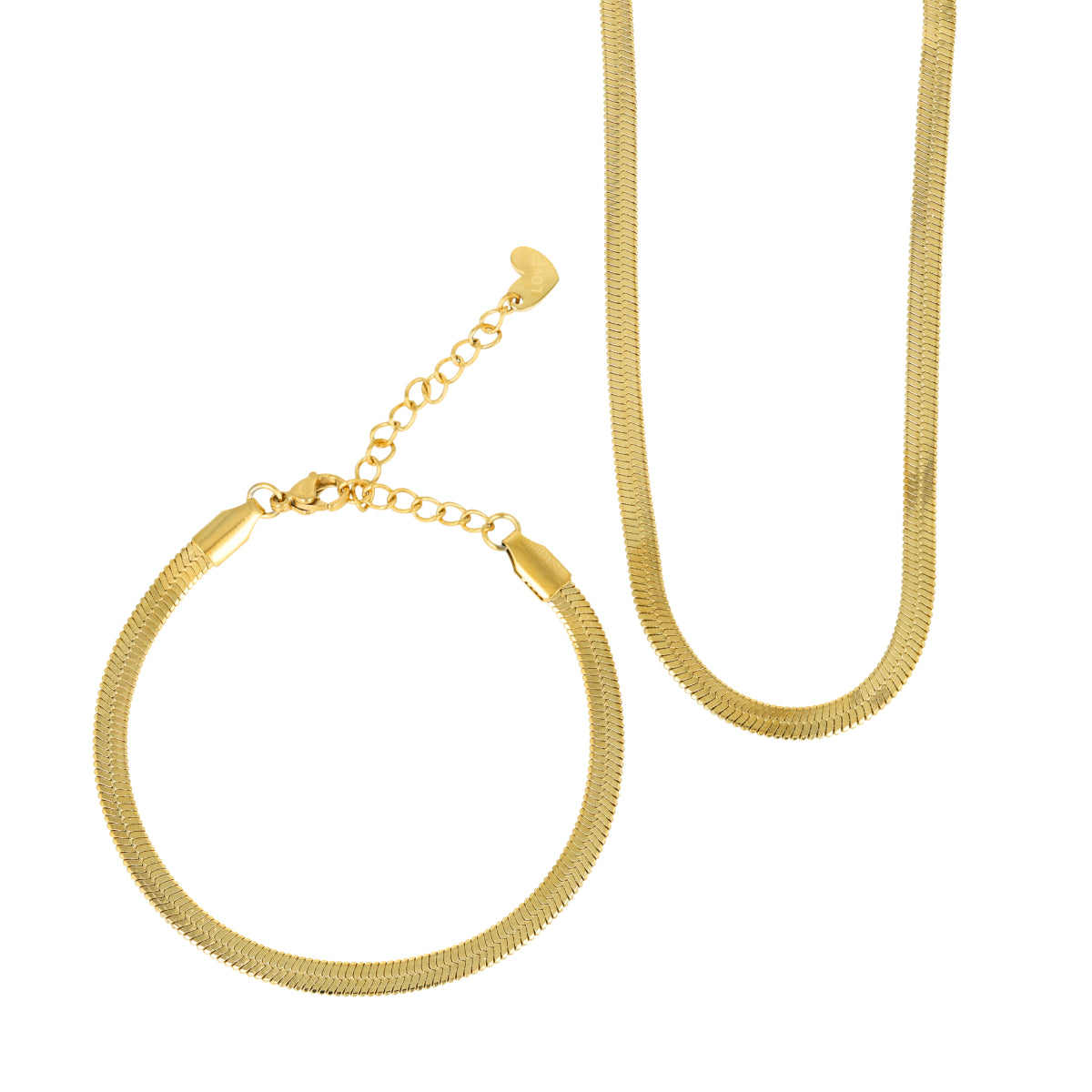 Schmuckset Snake – Armband und Kette