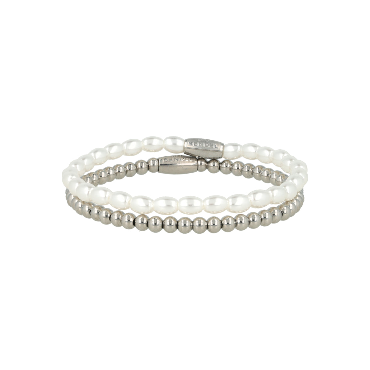 Armbanden sets zilver witte parel