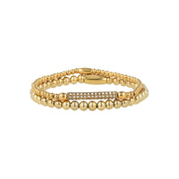 Armbanden set met zirkonia bedel