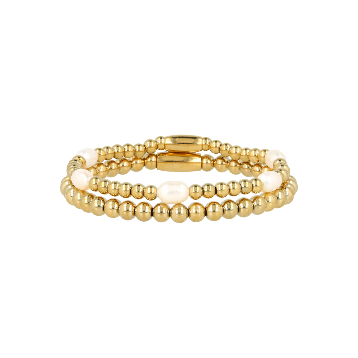Armbandset mit Süßwasserperlen