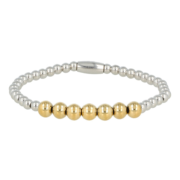 Bicolor armband  van stainless steel - My Bendel